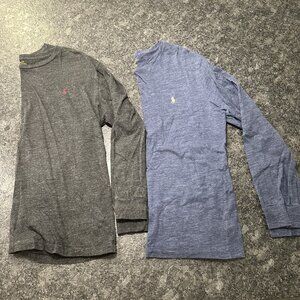 Set of 2 Ralph Lauren long sleeve round neck shirts